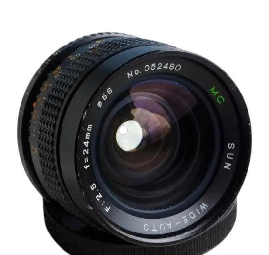 Sun 24mm 2.5 MC Super-Wideangle voor Contax/Yashica Lens (In, Audio, Tv en Foto, Fotografie | Lenzen en Objectieven, Zo goed als nieuw