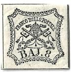 Italiaanse oude staten - Pauselijke Staat 1852 - Kleine