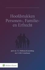 Hoofdstukken personen-, familie- en erfrecht 9789013139839, Boeken, Verzenden, Nieuw, E.J.M. Cornelissen