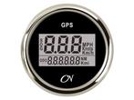 CN GPS Snelheidsmeter zwart/chroom - 52 mm, Watersport en Boten, Bootonderdelen, Ophalen of Verzenden, Nieuw