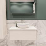 Badkamermeubel BWS Madrid Wit 80 cm met Topblad en, Ophalen of Verzenden, Nieuw, Bad
