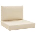 VidaXL pallet kussen, beige, Ophalen, Nieuw