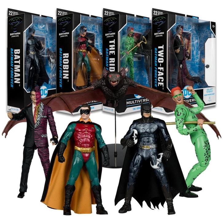 DC Build A Megafig Action Figure Batman Forever Complete..., Verzamelen, Film en Tv, Nieuw, Ophalen of Verzenden