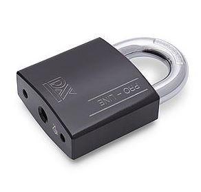 Hangslot DX PRO-line HSPRO 70 O BE zwart SKG2, Doe-het-zelf en Verbouw, Hang- en Sluitwerk, Verzenden