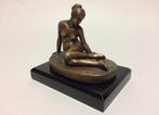 Bartolini - Beeld, Nimf-Naakte vrouw - 15 cm - Brons
