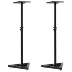 vidaXL Monitorspeakerstandaards 2 st staal zwart, Verzenden, Nieuw