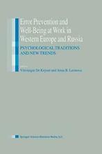 Error Prevention and Well-Being at Work in West. Keyser,, Keyser, V. De, Zo goed als nieuw, Verzenden