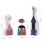 Set of 3 Wooden Dolls - Vitra  replica - No 1, 2 en 3, Nieuw