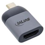 InLine USB-C naar DisplayPort 1.4 Adapter - 4K 60Hz - USB, Computers en Software, Pc- en Netwerkkabels, Nieuw, Ophalen of Verzenden
