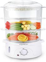 Stoomkoker - met Timer - 9L - 800W - Wit - Aigostar, Verzenden, Zo goed als nieuw
