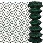 vidaXL Gaashek 1x15 m staal groen, Tuin en Terras, Schuttingen, Verzenden, Nieuw, IJzer, 1 tot 2 meter