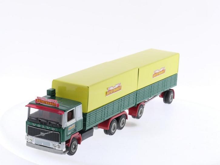 Schaal 1:50 Tekno MUS347 Zweden 1987 Autotransit Huifople..., Hobby en Vrije tijd, Modelauto's | 1:50, Gebruikt, Tekno, Ophalen of Verzenden