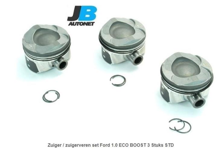 FORD 1.0 ECO BOOST ZUIGERS STD / ZUIGERVEREN SET NIEUW, Auto-onderdelen, Motor en Toebehoren, Nieuw, Ford, Verzenden