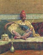 Miguel Ángel Rossi (XX) - El Resposo del Dignatario, Antiek en Kunst, Kunst | Schilderijen | Klassiek