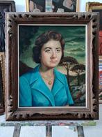 École française du XXe siècle - La Dame au collier, Antiek en Kunst
