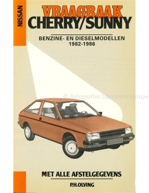 1982 - 1986 NISSAN CHERRY | SUNNY, BENZINE DIESEL VRAAGBAAK, Auto diversen, Handleidingen en Instructieboekjes