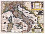 Europa - Italy; H. Hondius - Italia Nuovamente più perfetta, Boeken, Atlassen en Landkaarten, Nieuw