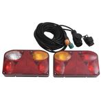 vidaXL Aanhangerlampen 2 st klassiek peertje 12 V 23x6x13 cm, Auto-onderdelen, Verlichting, Verzenden, Nieuw
