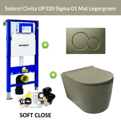Geberit UP320 Toiletset Wandcloset Salenzi Civita Mat, Doe-het-zelf en Verbouw, Sanitair, Overige typen, Nieuw, Ophalen of Verzenden