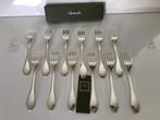 Christofle - Vork - Set van 12 diner-vorken model Pompadour