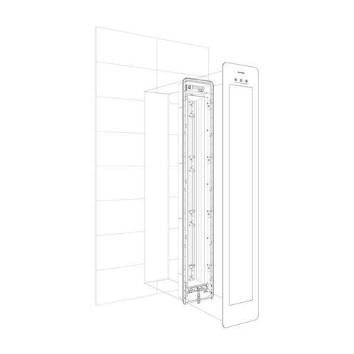 Sunshower Plus S Round Infrarood en UV-licht 95x33 cm Inbouw, Doe-het-zelf en Verbouw, Sanitair, Ophalen of Verzenden