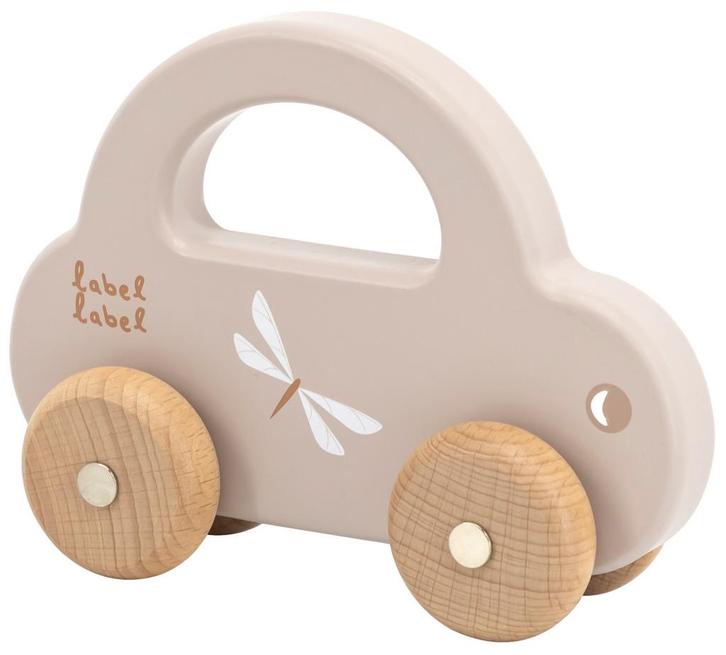 Label Label Nougat Houten Speelgoed Auto LLWT-34352, Kinderen en Baby's, Speelgoed | Houten speelgoed, Nieuw, Verzenden