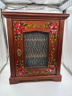 Kast - Hout, Glas - Wandvitrine Holz, Antiek en Kunst