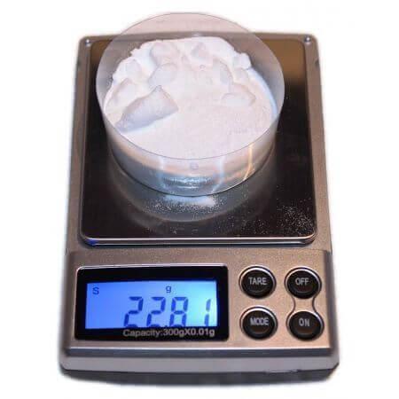 DSR Precision scale 500gr / 0,01gr incl. betterij 10x10cm pl, Dieren en Toebehoren, Vissen | Aquaria en Toebehoren, Ophalen of Verzenden