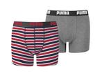 Puma - Basic Boxer Printed Stripes 2P - 140, Kleding | Heren, Ondergoed