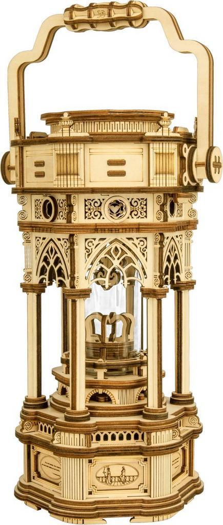 Robotime Victorian Lantern Muziekdoos DIY 3D Houten Model..., Hobby en Vrije tijd, Modelbouw | Overige, Nieuw, Verzenden