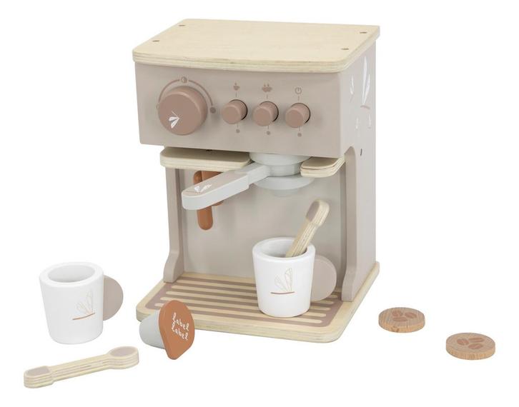 Label Label Nougat Houten Espresso Machine LLWT-37070, Kinderen en Baby's, Speelgoed | Houten speelgoed, Nieuw, Verzenden