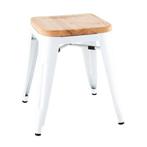 Krukken | BISTRO | Hout/Staal | Hout (Essen) | Wit Frame |, Verzenden, Nieuw in verpakking