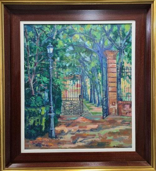 Miquel Duran (1939) - NO RESERVE - El umbral del jardín, Antiek en Kunst, Kunst | Schilderijen | Klassiek