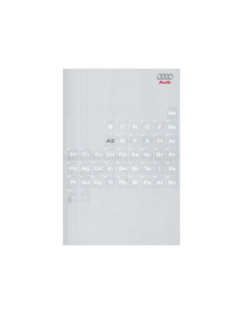 2000 AUDI A2 BROCHURE NEDERLANDS, Boeken, Auto's | Folders en Tijdschriften, Audi