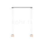 Serien Lighting Reef Hanglamp 2-lichts LED, aluminium gebors, Huis en Inrichting, Lampen | Hanglampen, Verzenden, Nieuw