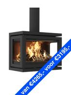 HOGE KORTING Dik Geurts Vidar Triple medium Wall houtkachel, Ophalen of Verzenden, Vrijstaand, Hout, Nieuw