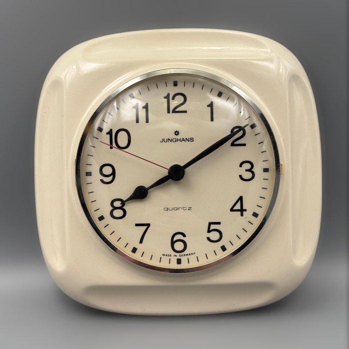wandklok - Junghans | Keramik-Küchenuhr | Space-Age Pop-Up, Antiek en Kunst, Antiek | Wandborden en Tegels