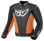 Berik Street Zwart Oranje Leren Motorjas, Motoren, Kleding | Motorkleding, Nieuw met kaartje, Jas | leer, Berik, Heren