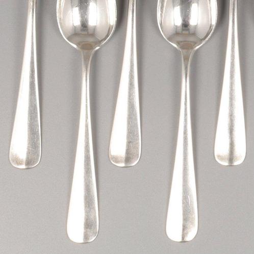 Gerritsen & Van Kempen, Hollands Glad - Koffielepel (12) -, Antiek en Kunst, Antiek | Goud en Zilver