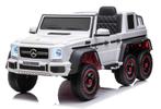 Mercedes-Benz G63 6x6 ///AMG, G-wagon,1 pers. RC, leder, EVA, Kinderen en Baby's, Speelgoed | Buiten | Accuvoertuigen, Nieuw, Ophalen of Verzenden