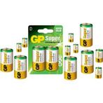 GP Super Alkaline LR20/D batterij 10x (C D 4.5V XL formaat), Audio, Tv en Foto, Accu's en Batterijen, Nieuw, Verzenden