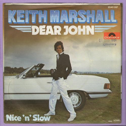Keith Marshall – Dear John / Nice N Slow (7-Vinyl-Si..., Cd's en Dvd's, Vinyl Singles, Verzenden