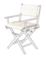 Kussens Regisseursstoel I DeLuxe, Watersport en Boten, Bootonderdelen, Ophalen of Verzenden, Nieuw, Zeilboot of Motorboot