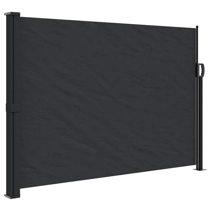 Uittrekbaar Windscherm 140x600 Zwart | Retourdeal | 40% K..., Caravans en Kamperen, Windschermen, Uittrekbaar, Nieuw, Ophalen of Verzenden