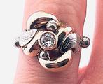 Zonder Minimumprijs - Ring - 18 karaat Geel goud Diamant, Sieraden, Tassen en Uiterlijk, Ringen, Nieuw