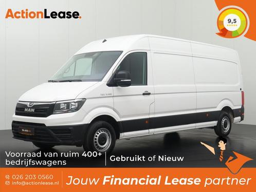 MAN TGE L4 H3 2022 €347 per maand, Auto's, Bestelauto's, Te koop, Zwart, Automaat, Financial lease, BTW verrekenbaar, Diesel, Wit