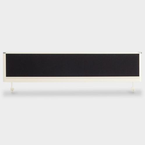Officenow scheidingswand, zwart-wit, 180 x 38.5 x 3 cm, Zakelijke goederen, Kantoor en Winkelinrichting | Kantoormeubilair en Inrichting