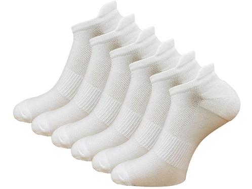 6 paar Compressie Hardloop Sneakersokken - Off-white, Kleding | Heren, Sokken en Kousen, Verzenden