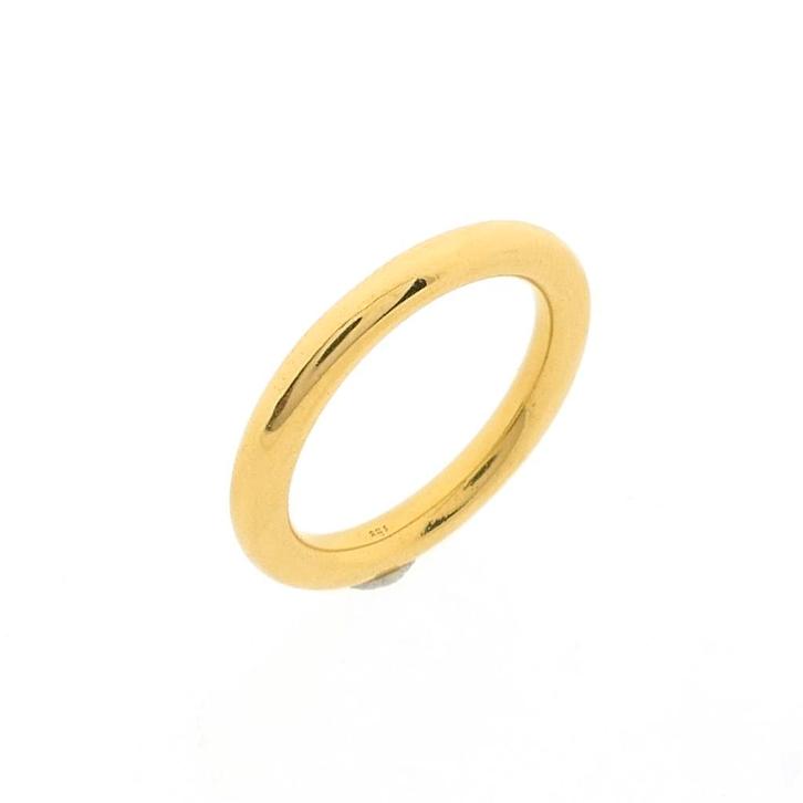 Gouden aanschuifring (gouden ring, gouden aanschuif ring), Sieraden, Tassen en Uiterlijk, Ringen, Dame, Overige kleuren, 17 tot 18