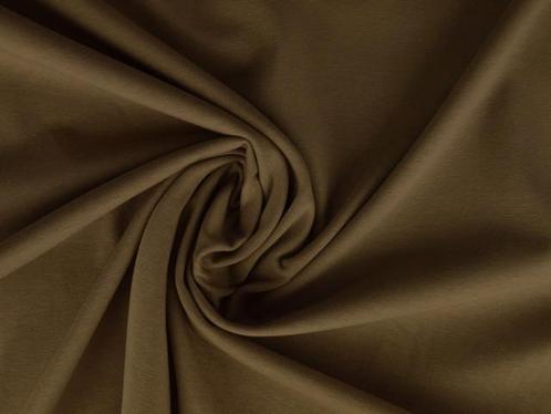 10 meter katoen tricot - Taupe, Hobby en Vrije tijd, Stoffen en Lappen, 120 cm of meer, 200 cm of meer, Overige kleuren, Nieuw